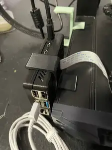 No Supports Ender 3 S1 mounting bracket for "Malolo's screw-less / snap fit Raspberry Pi 4 Model B Case & Stands"