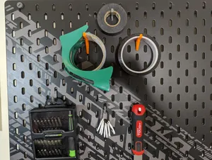 Simple Ikea Skadis Hooks and Arms