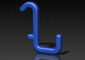 A Simple Peg Board Hook with Alignment Bump