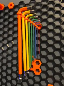 Wiha Metric Allen Wrench / Hex Key Holder for Honeycomb Wall