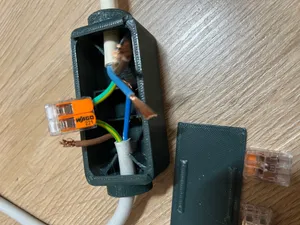Wago AC cable connection box, quick connect, no tools