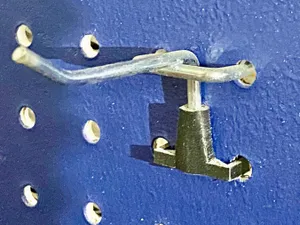 Pegboard Long Hook Clip-Down Adapter