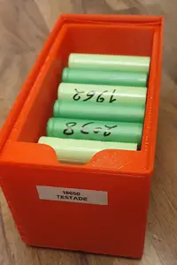 gridfinity bin for 18650 cells 2x4