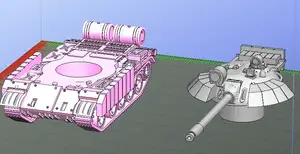 Iraqi T55 Enigma 1/00 and 1/200 scale