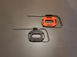 BBQ temperature probe organizer