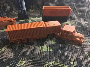 Small truck - container (print without supports)