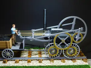 The first steam locomotive