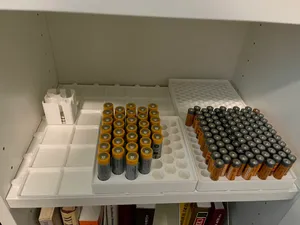 Gridfinity 3x3 AA Battery holder