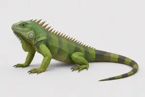 Low Poly Iguana