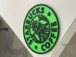 Skull Starbucks Coaster