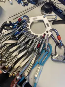 Climbing Gear Organizer Rack