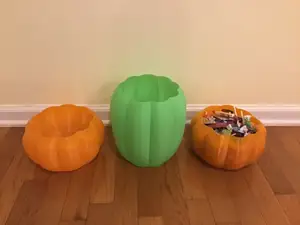 Tall 8in Pumpkin Box (Vase Mode)