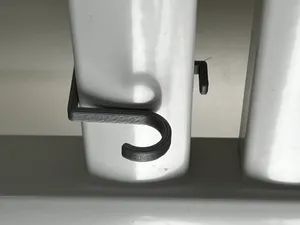 Hook for towel heater radiator