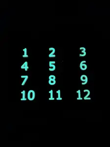 Clock numbers
