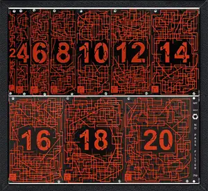Eurorack Blank Panel │3U – 2 to 20 HP │ "Circuit Chaos"