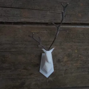 Deer head mini vase
