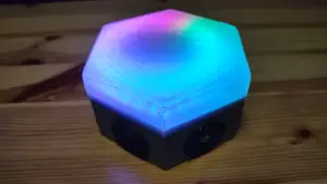Hexagon LED lamp
