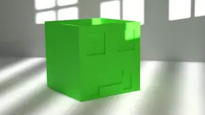 Minecraft Creeperhead Vase