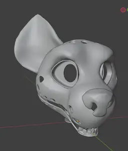 hyena fursuit headbase inevitablegoose 2025