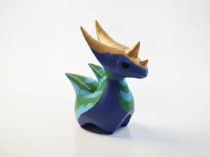 Abstract Dinosaur Figurine Animal 3D Printable