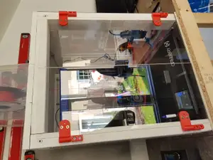 Pin hinge for 3D printer enclosure - easy door removal