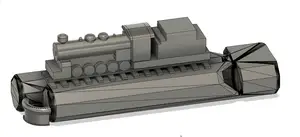 Whistle Train Steam Engine Narrow Gauge With Hook