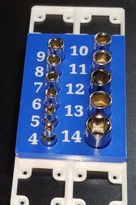 Craftsman 1/4" Metric Socket Organizer Gridfinity and Standalone
