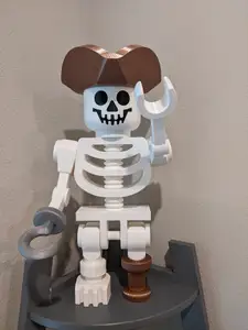 Mega Lego-like Skeleton (10:1 scale) Pirate Accesories