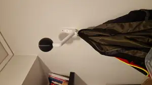 Motorcycle helmet/gear holder