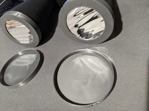 Parametric solar filter for binoculars, with nubs for soft lens border