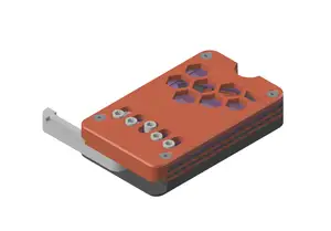 Wallet with 5 card slot and a compart for money (Front version)