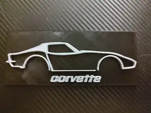 Chevrolet Corvette C3 Plaque