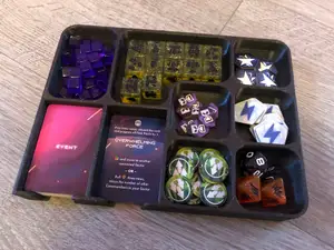 ISS Vanguard (Awaken Realms) Boardgame - Token/Dice Tray & Event Cards Holder