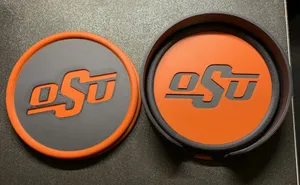 OSU Drink Coaster and Holder