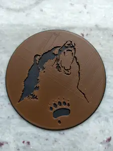 Bear Head Coaster