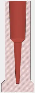 PTFE Tube cap with filament catch