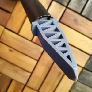 Solar lamp peg / stake (Lightweight + beefy)
