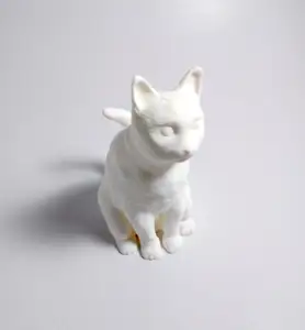 Sculpted Sitting Cat