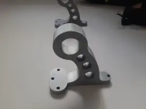 Motorcycle helmet holder