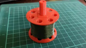 Fishing Line Spool and Drill Bit Attachment