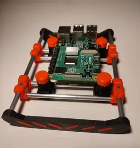Adjustable PCB holder with spring clamp