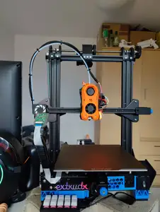 Ender 3 (v2) Stealthburner (final) mounting plate + Probe and CAN board mount