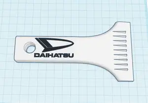 Ice scraper Daihatsu