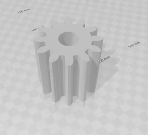Strandbeest replacement/extension spur gear - 12 teeth