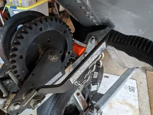 Self Centering Strap roller for trailer winch for small boat