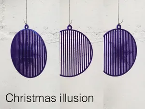 Christmas decoration with Illusion