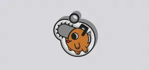 Chibi Pochita Chainsaw Man - Keychain