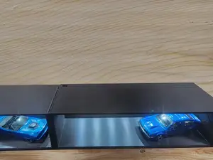 Wall mounted display box for 1:64 scale cars and models