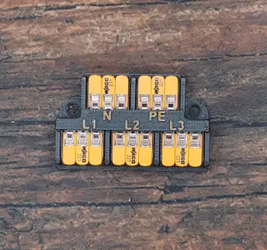 WAGO221 holder L1,L2,L3,N,PE
