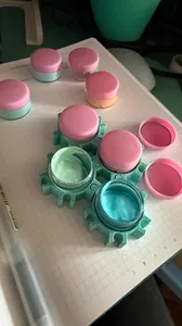 Interlocking Holder for Paint or Cosmetic Containers